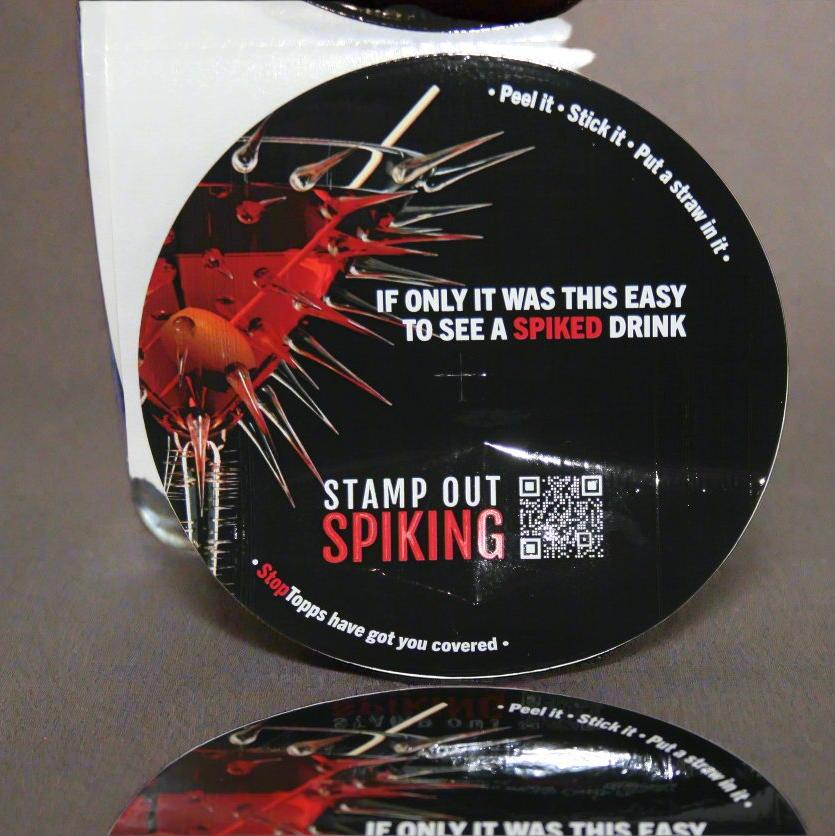 NEW DESIGN! Stamp Out Spiking x StopTopps
