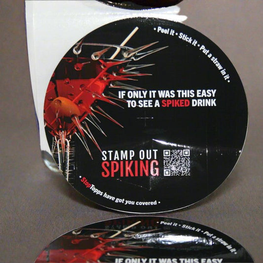 NEW DESIGN! Stamp Out Spiking x StopTopps